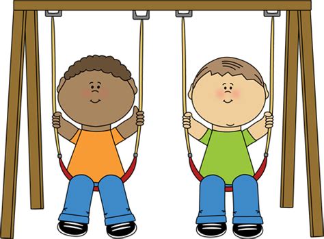 Kids On A Swing Clip Art Kids On A Swing Image Free Clip Art Kids