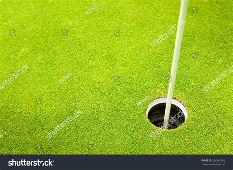 Hole On Green In Golf Course Stock Photo 208884292 Shutterstock