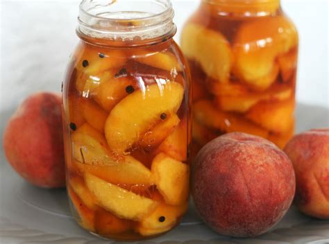 Masala Chai Spiced Pickled Peaches Coconut And Lime