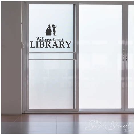 Colorful Custom Wall Decal Sign For School Libraries Welcome To Our