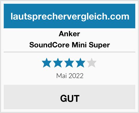 Anker Soundcore Mini Super Lautsprecher Lautsprecher Test 2024