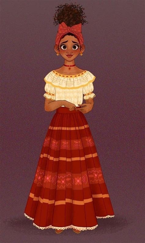 Dolores Madrigal Concept Art Full Frontal View Disney Concept Art