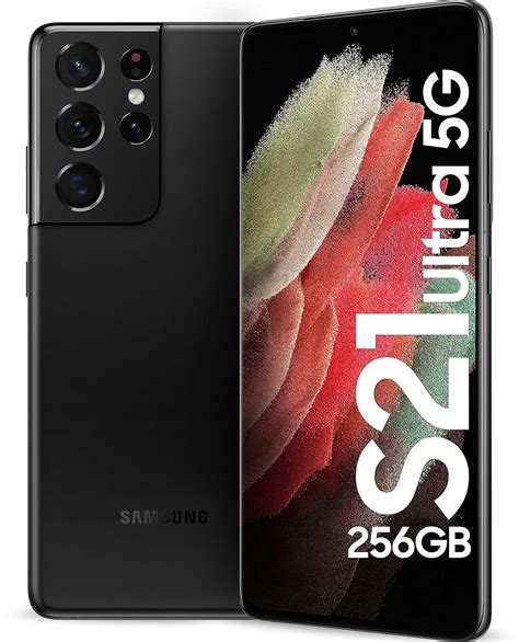 Samsung Galaxy S21 Ultra 5g Phantom Black 12gb 256gb Storage