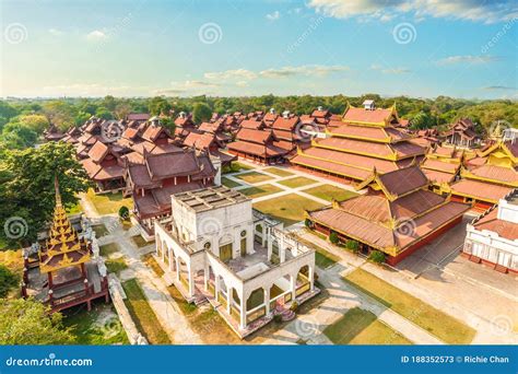 Mandalay Palace Of Mandalay Myanmar Burma Stock Image Image Of