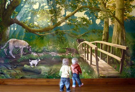 Wall Mural Painting Forest Animal