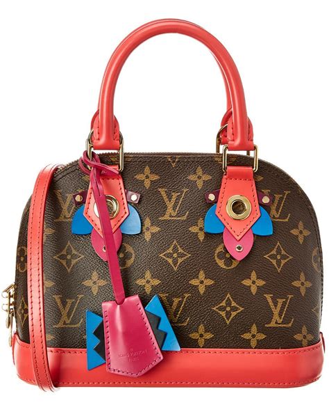 Louis Vuitton Limited Edition Pink Totem Monogram Canvas Alma Bb Lyst