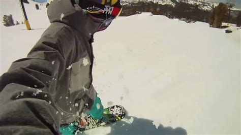 Tim Humphreys Gopro Camera Self Filming Snowboarding Mammoth