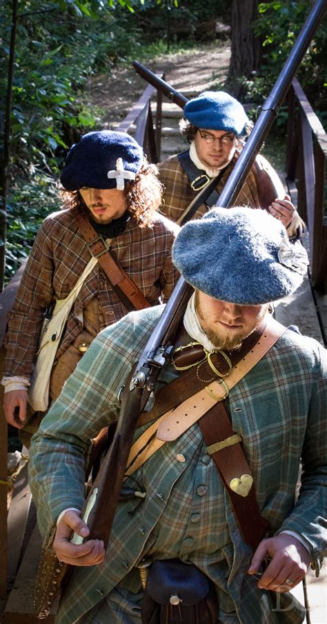 Highland Jacobite Reenactors Scottish Warrior Historical Costume