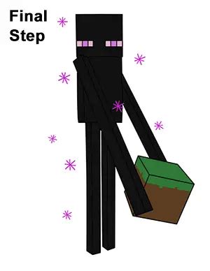 How To Draw Enderman From Minecraft Minecraft Character Enderman The