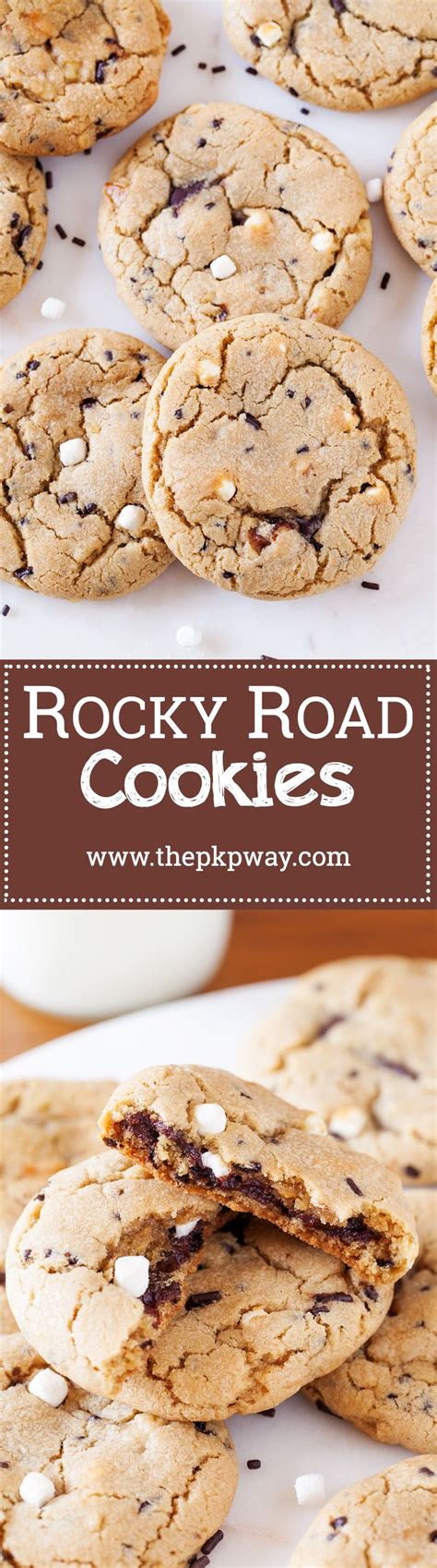 Rocky Road Cookies The Pkp Way Breakfast Recipes Sweet Cookie