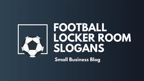 Best Football Locker Room Slogans Youtube