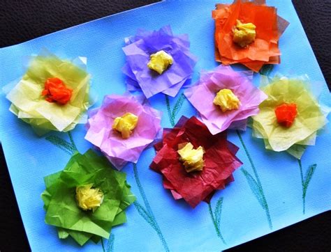 Craft Using Tissue Paper ~ Easy Make Origami Instructions For Kids