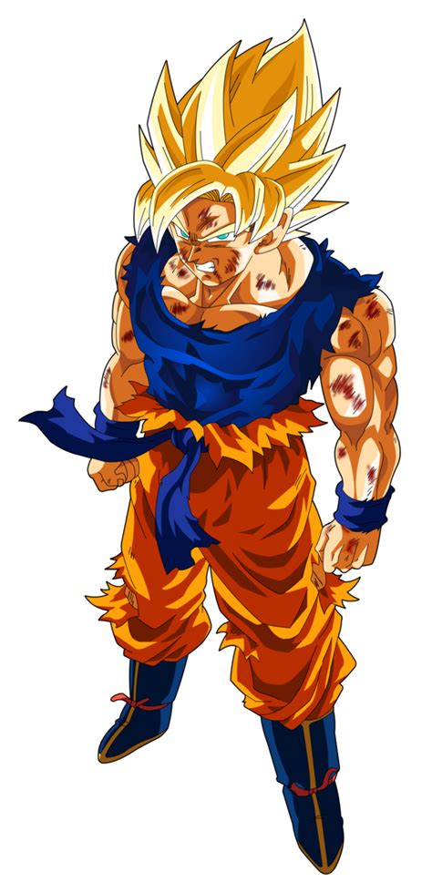 Main character yet in the absolute luckiest draw of all time, mr. Goku SSJ by robertDB on DeviantArt | Super sayajin ...