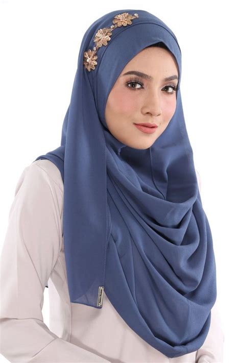 exclusive instant hijab slip on calista aida naim instant scarf women fashion instant hijab