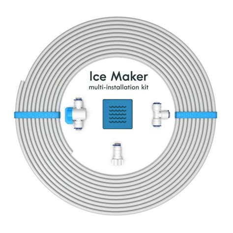 drinkpod universal ice maker water line kit installation kit for standard 1 4 water filter