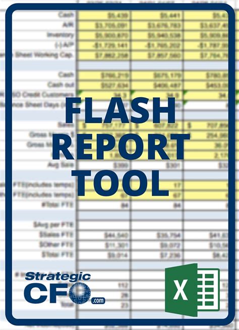 Flash Report Tool The Strategic Cfo