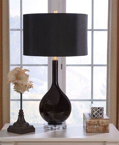 Andres Black Glass Table Lamp 2cn Ez Furniture Sales And Leasing