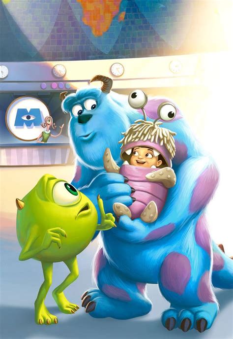 Mike Sulley And Boo Disguised As A Monster Disney Magic Disney