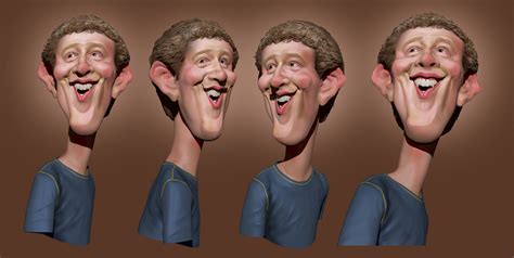 Prabhat Majumder Mark Zuckerberg Caricature