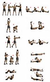 Pictures of Training Exercises With Medicine Ball