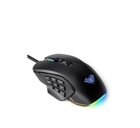 Aula H510 Wired Optical Mouse With 14 Keys Black Mm