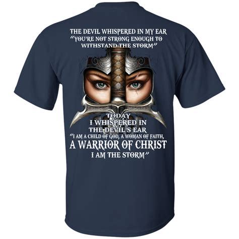 Devil Whispered I Am A Child Of God A Woman Of Faith Warrior Of