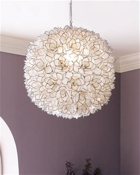 Potterybarn.com has been visited by 100k+ users in the past month Capiz-Shell Pendant Light - Contemporary - Chandeliers ...