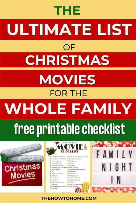 Ultimate Christmas Movie List