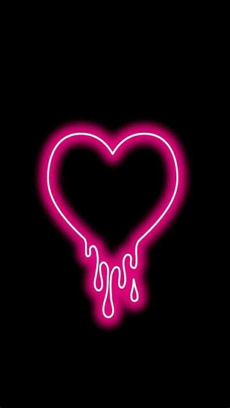 Neon Heart Wallpapers Wallpaper Cave