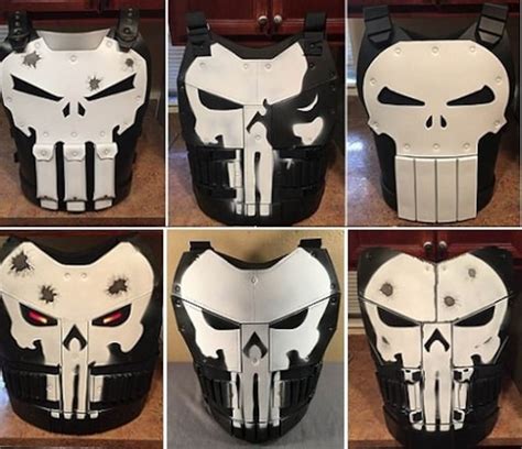The Punisher Vest Chest Armor Costume Cosplay Tactical Frank Etsy