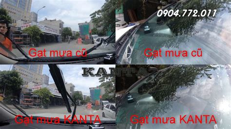 The effect is similar to popular windshield coatings but without the hazy side effects. kanta silicone wiper blade gat mua 0904772011 - YouTube