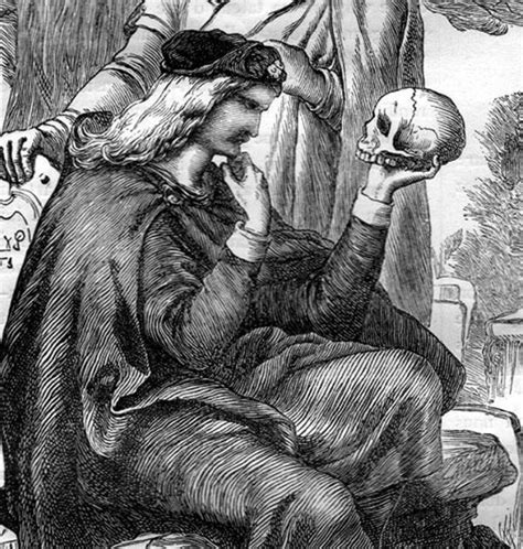Hamletandskull Illustration Final Skull Illustration Hamlet Illustration