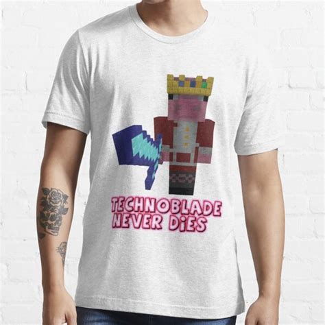 Technoblade Never Dies T Shirt For Sale By Danyahmed Redbubble
