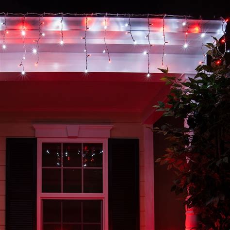 5mm Cool White Red Led Icicle Lights