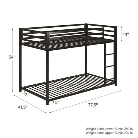 Simoneau Bunk Bed And Reviews Allmodern Bunk Beds With Drawers Metal Bunk Beds Bunk Beds With