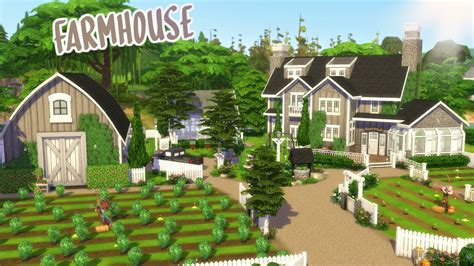 Seasons Farmhouse Sims 4 Speed Build Youtube