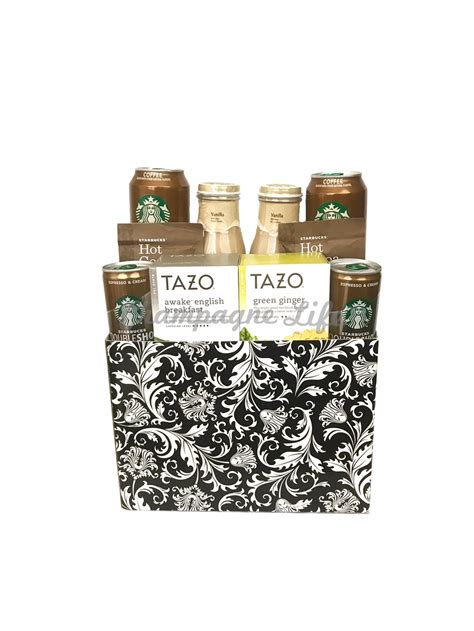 5 out of 5 stars. Starbucks Lovers Gift Box - Champagne Life Gift Baskets