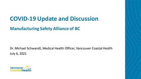 Vch Covid 19 Update And Discussion With Dr Michael Schwandt