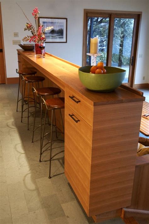 Breakfast Bar With Storage Ideas On Foter
