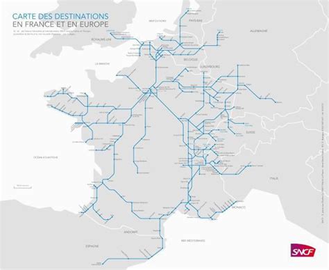 Tgv Lines France Map
