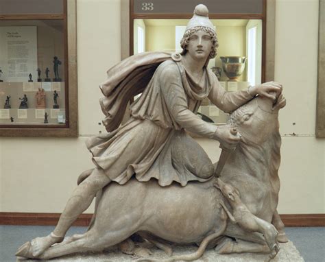 Marble Statue Of Mithras Slaying The Bull Found In Rome From 2nd