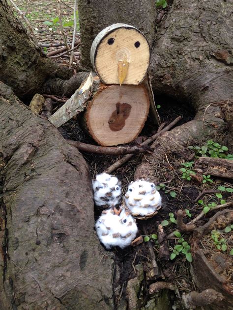 Violets Owl And Her Babies Owl Babies Baby Owls Forest School