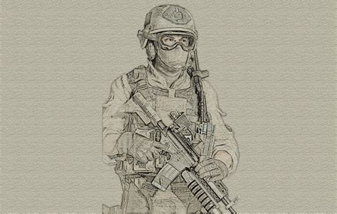 Modern Warfare 2 Soldier Canvas Sketch By Zapdosify On Deviantart