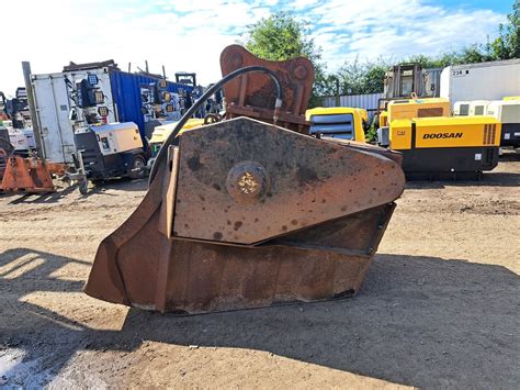 Crusher Bucket Digger Excavator 80mm Pins Ebay