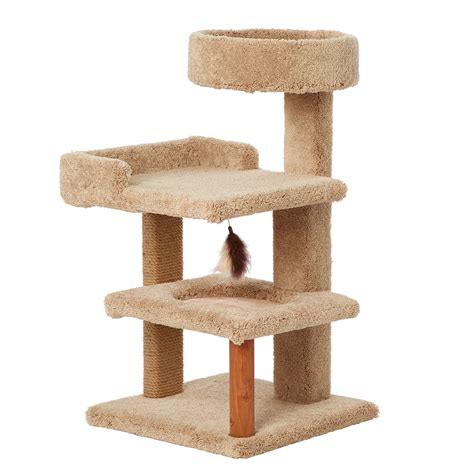 Whisker City 37 Triple Lounger Cat Tower Cat Furniture And Towers