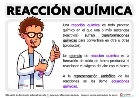 Qué Es Una Reacción Química Definición