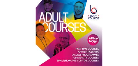 Adult Courses At Bury College From January 2021