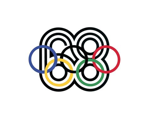 1968 Mexico Olympics Logo Mexico Olympics 1968 Olympics Mexico 68