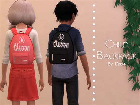 The Sims Resource Backpack Child