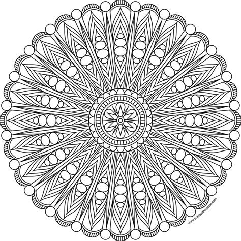 Mandala intricate printable coloring pages for adults. Mandala Coloring Pages Printable for Adults | 101 Coloring
